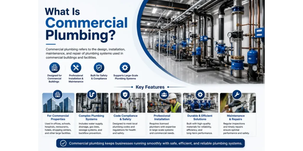 What Is Commercial Plumbing and Why Every Building Owner Should Understand It